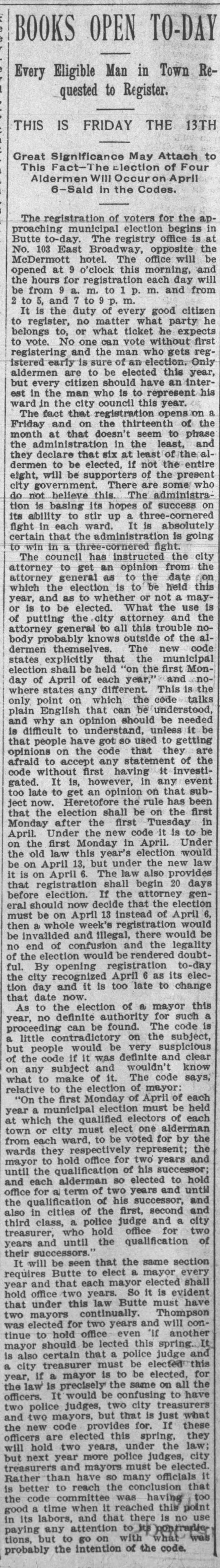 The Anaconda Standard, 1896